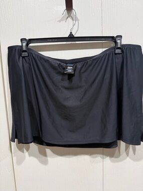 Catalina Womens Plus Size
Swim Skirt Bottom 2X (18W - 20W)
Black Swim Skirt